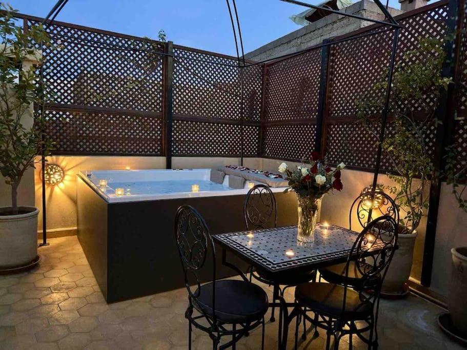 Riad Art De Vivre Avec Jacuzzi Marrakesz Zewnętrze zdjęcie